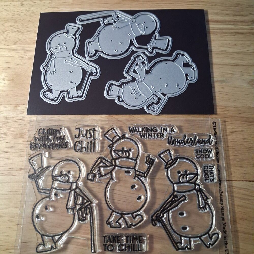 The Stamps of Life moresnowmen2stamp Clear Stamps Dies Stephanie Barnard Winter